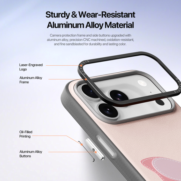 Dux Ducis - DUX DUCIS iPhone 17 Pro Mobilskal med Fingerring/Rem Luvy Series