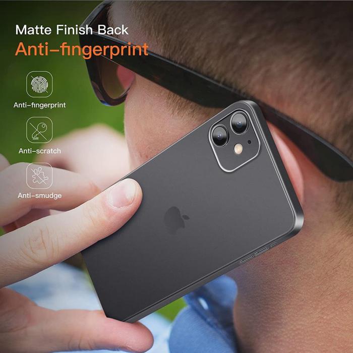 UTGATT - Boom Zero iPhone 12 Skal Ultra Slim - Svart