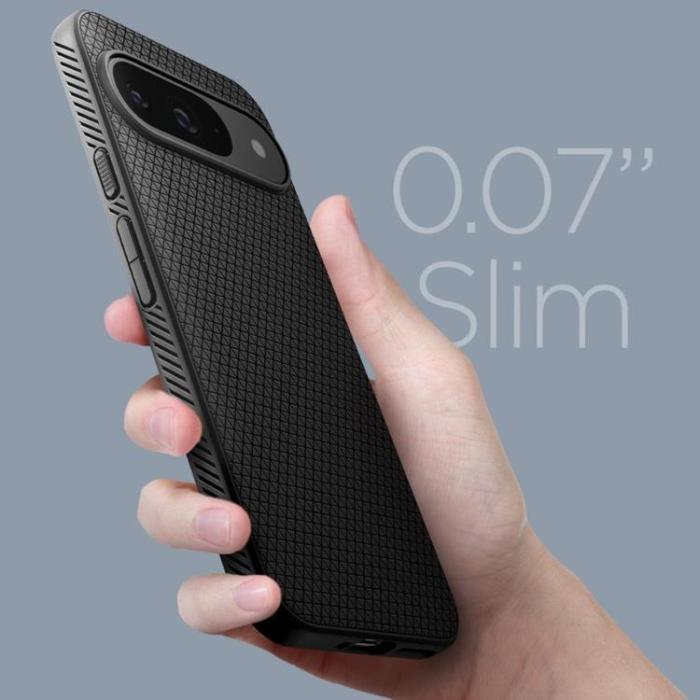 UTGATT - Spigen Google Pixel 9/9 Pro Mobilskal Liquid Air - Matt Svart
