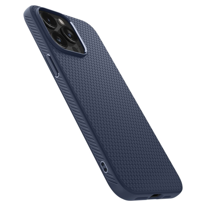 Spigen - Spigen iPhone 15 Pro Max Mobilskal Liquid Air - Marinblå