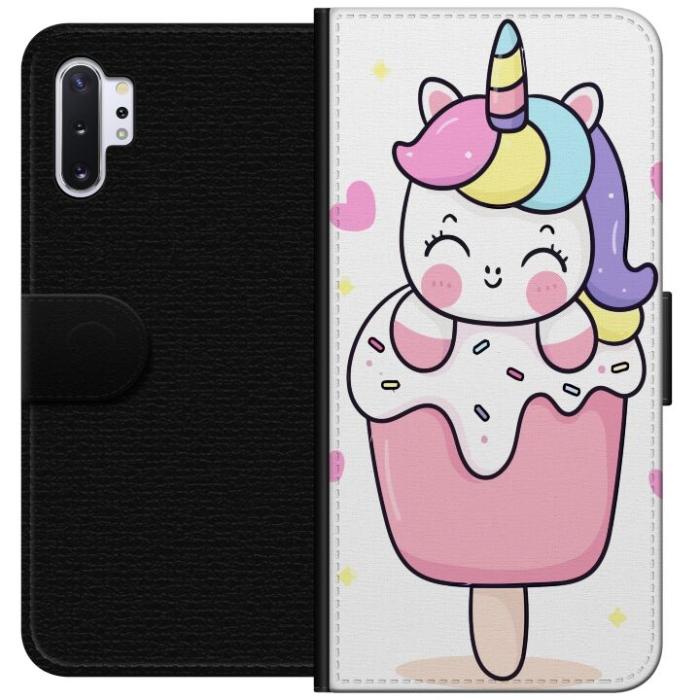 iSecrets - Plånboksfodral till Samsung Galaxy Note10+ med Glad enhörning