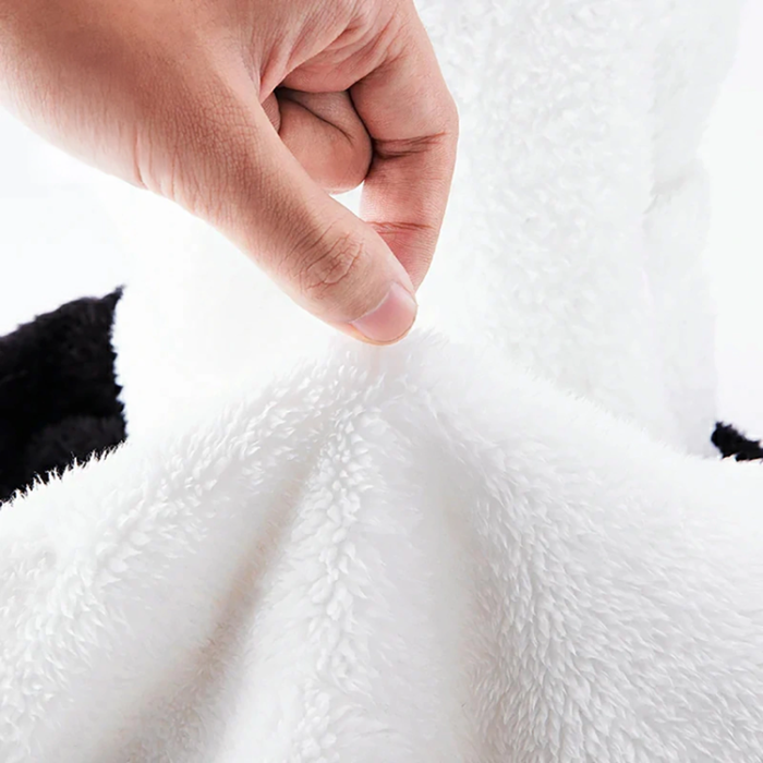 Qunature - Qunature Ski Balaclava Storlek L Panda - Svart/Vit