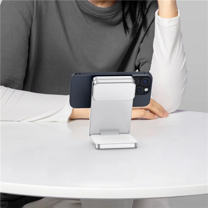 OEM - Qi2 MagSafe Trådlös Laddare iPhone, Apple Watch, Airpods 15W