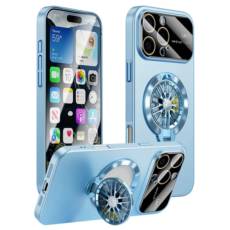 iPhone 16 Pro Mobilskal Magsafe Hard PC - Blå (Blå) | 2353 | AlltMobil