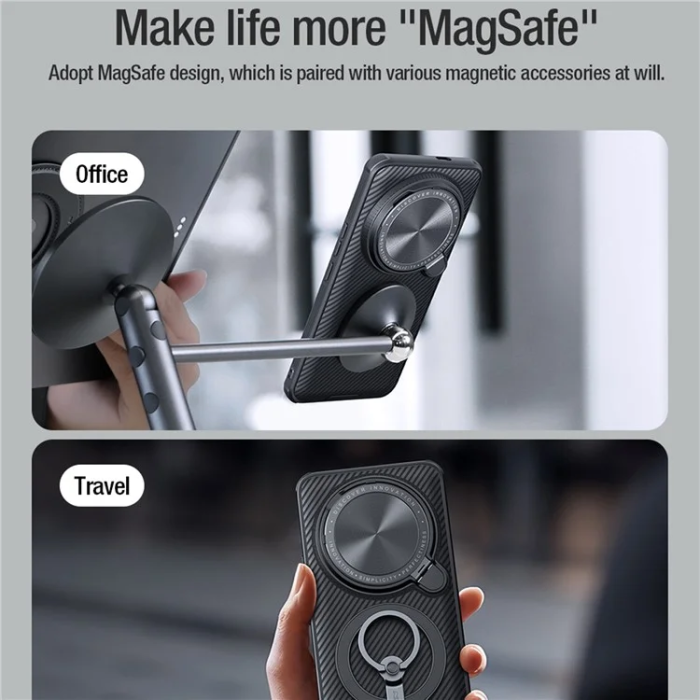 Nillkin - Nillkin Xiaomi 14 Ultra Mobilskal MagSafe CamShield Prop - Grön