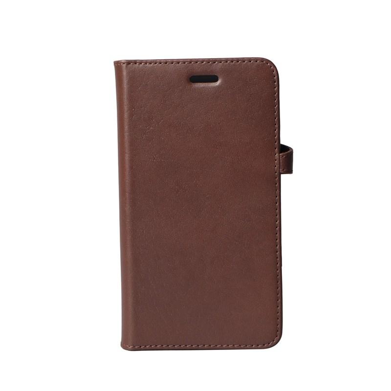 BUFFALO äkta läder Plånboksfodral iPhone XR - Brun