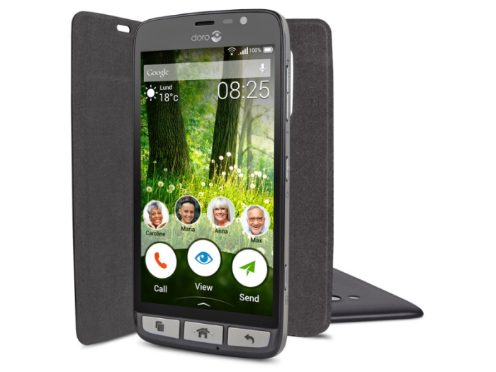 Doro - Doro Flip Cover Liberto 825 Black