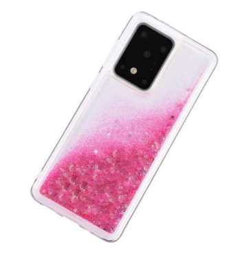 Glitter Skal till Samsung Galaxy S20 - Rosa | 2353 | AlltMobil