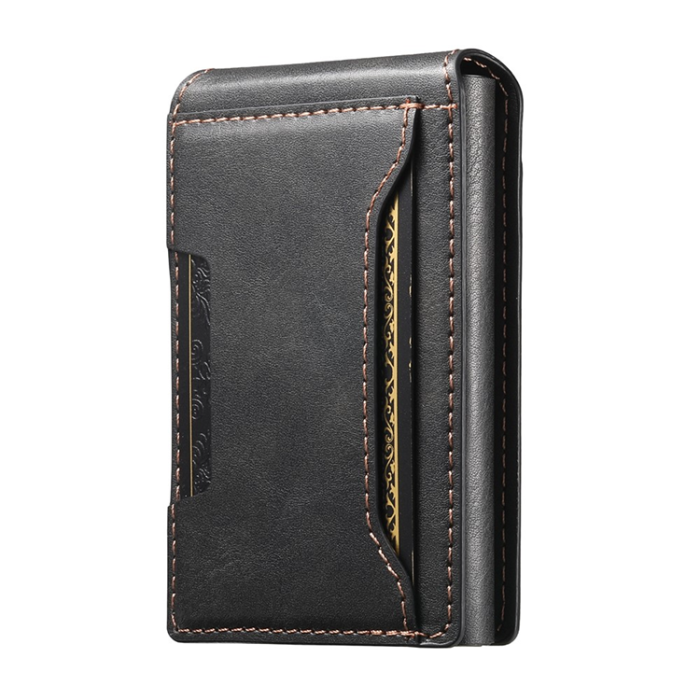 SUTENI - SUTENI Korthållare Automatiskt Pop-Up Metall Imprint Waxy Texture