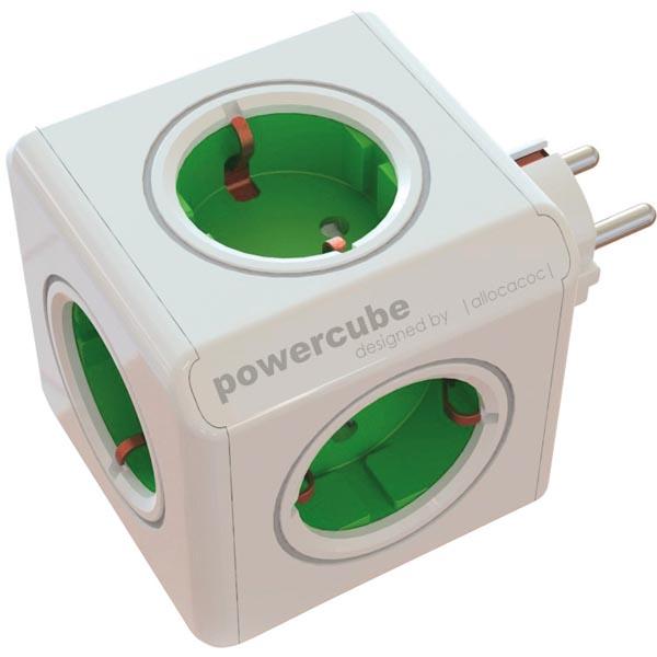 Allocacoc PowerCube Original, grenuttag med 5xCEE 7/4, 1xCEE 7/7 anslutning | 3541 | AlltMobil