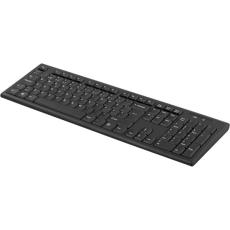 UTGATT1 - DELTACO trådlöst tangentbord, nordisk layout, 10m räckvidd, svart