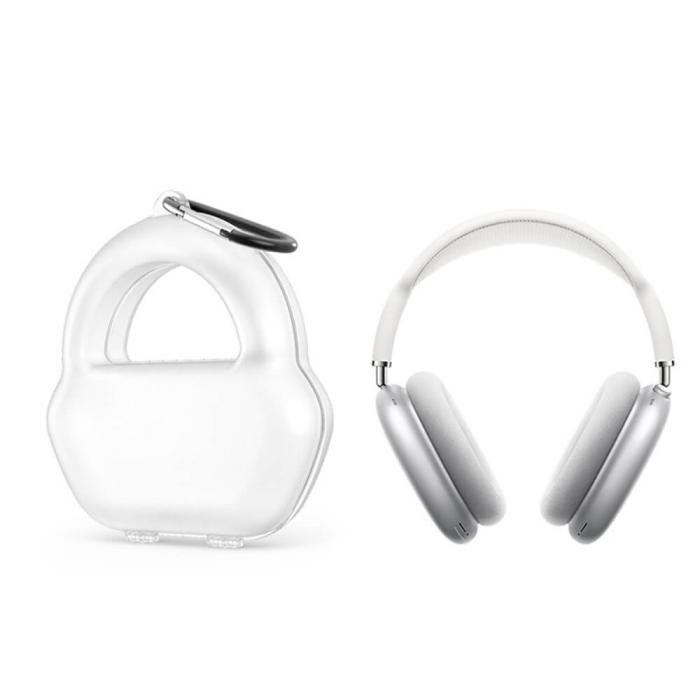 A-One Brand - Förvaringsväska till Apple Airpods Max - Frosted Vit