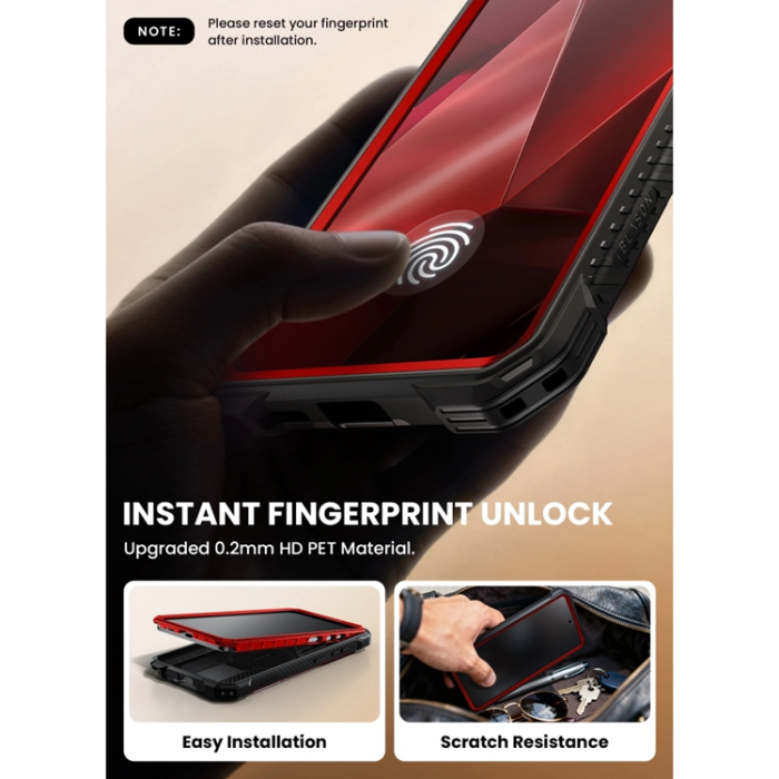 SupCase - SupCase Mobilskal För Galaxy S26 Ultra Magsafe IBLSN Armorbox - Röd