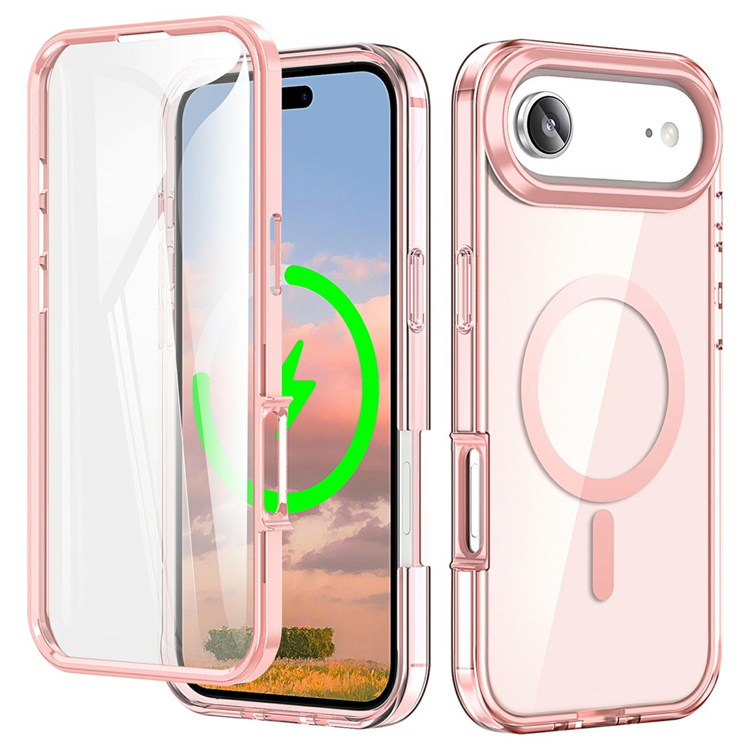 Mobilskal till iPhone Air MagSafe med PET Skärmskydd - Rosa | 2353 | AlltMobil