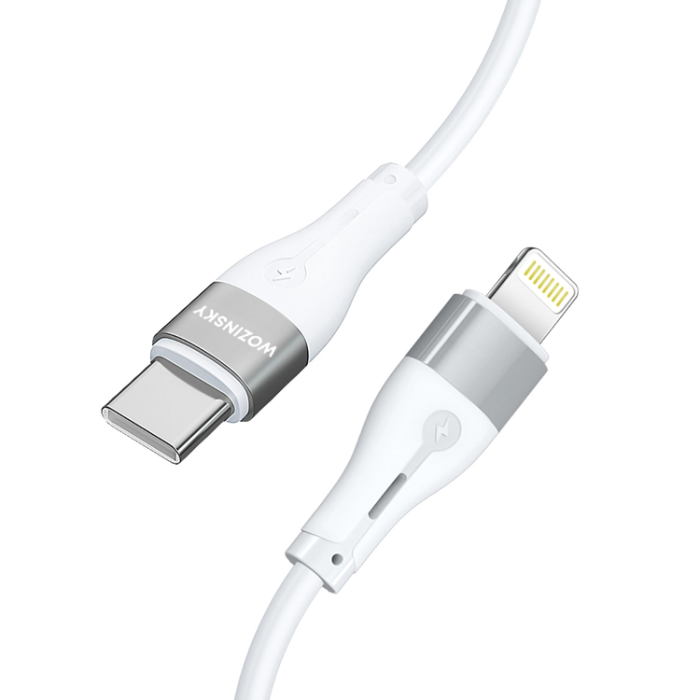 Wozinsky - Wozinsky USB-C till Lightning kabel PD 27W 1m - Vit