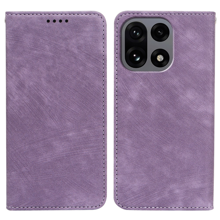 OnePlus 15 Plånboksfodral Strong Striped Läder (Lila) | 2353 | AlltMobil