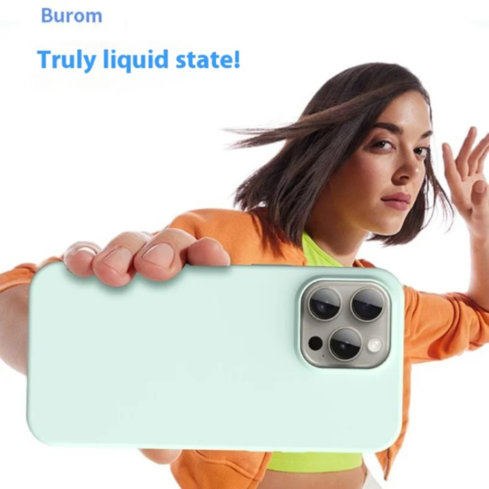 A-One Brand - iPhone 15 Pro Mobilskal Ultra Thin Silikon - Dreamy Lila