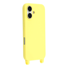 A-One Brand - iPhone 17 Mobilskal TPU med Hål för Rem - Gul