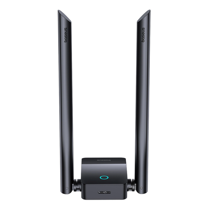 BASEUS - Baseus USB Nätverkskort 1300 Mb/s FastJoy - Svart