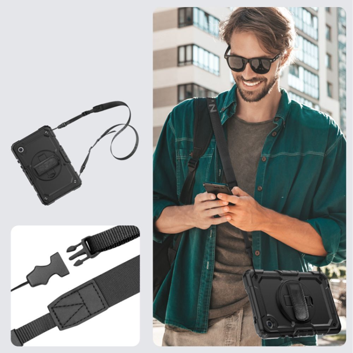 Tech-Protect - Tech Protect Galaxy Tab A9 Plus/A11 Plus Skal Solid360 - Svart