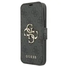 Guess - Guess Big Metall Logo Fodral iPhone 13 Pro / 13 - Svart