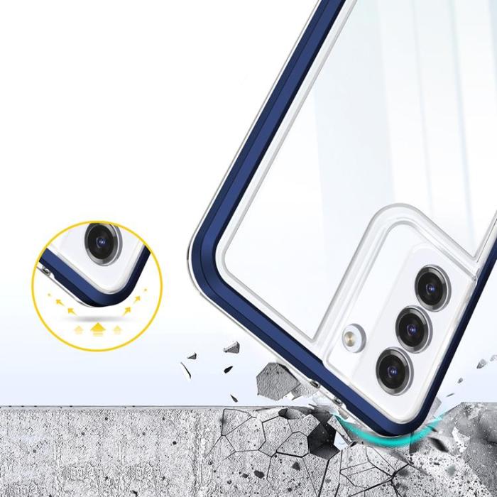 OEM - Galaxy S23 Plus Skal Clear 3in1 - Blå