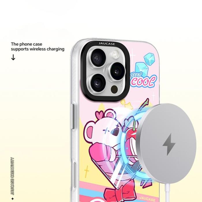 JAUCASE - JAUCASE iPhone 16 Pro Mobilskal MagSafe - Cool Bear