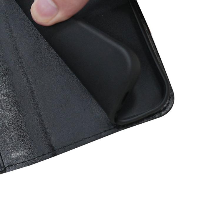 OEM - Samsung Galaxy A37 Plånboksfodral Konstläder - Svart