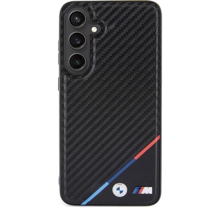BMW - BMW Galaxy S24 Mobilskal MagSafe Carbon Tricolor Line