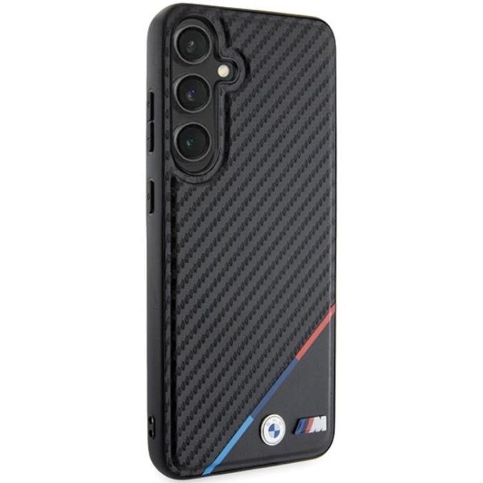 BMW - BMW Galaxy S24 Mobilskal MagSafe Carbon Tricolor Line
