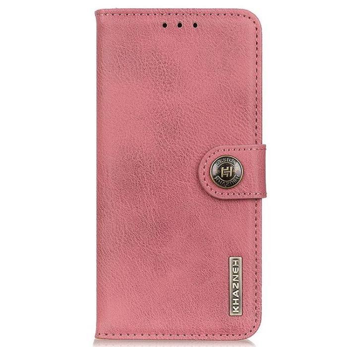 KHAZNEH - KHAZNEH iPhone 14 Pro Max Plånboksfodral Retro - Rosa