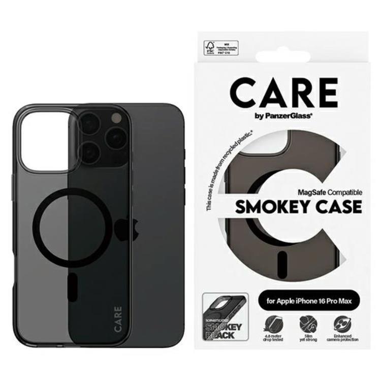 CARE By PanzerGlass iPhone 16 Pro Max Mobilskal MagSafe - Smokey | 2353 | AlltMobil