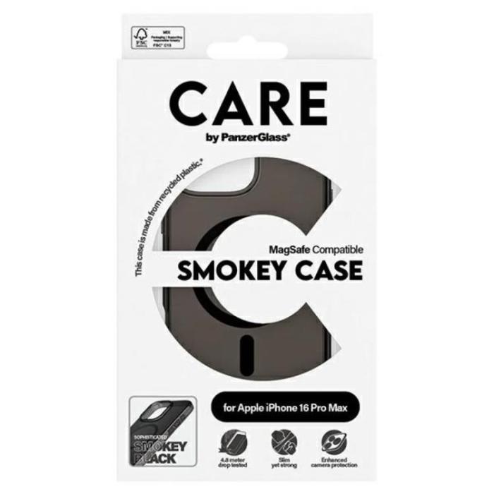 PanzerGlass - CARE By PanzerGlass iPhone 16 Pro Max Mobilskal MagSafe - Smokey
