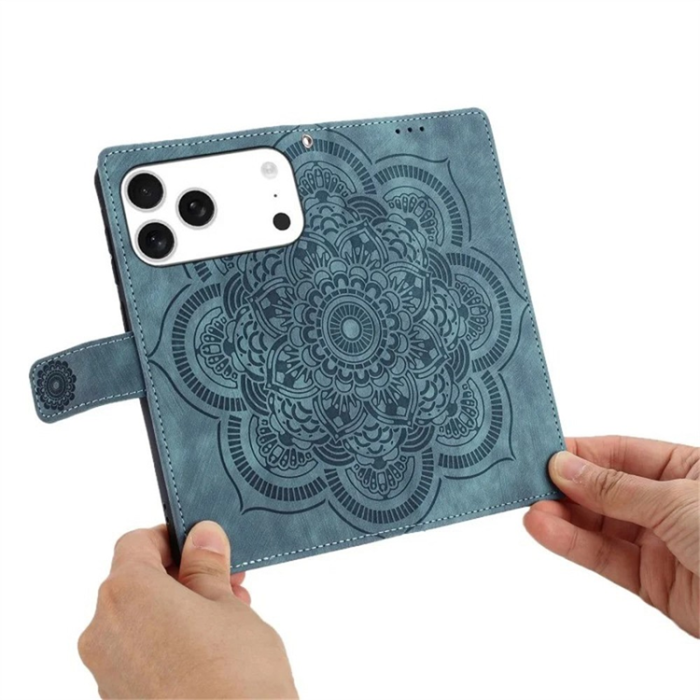 WANLONFENG - [2Pcs] WANLONFENG iPhone 17 Pro Plånboksfodral MTL Series