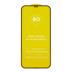 OEM - Skyddsglas 9D iPhone 13 Mini Svart Ram Härdat Glas