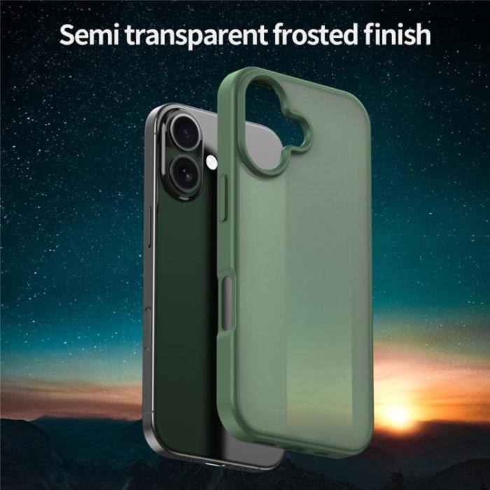 A-One Brand - iPhone 17 Mobilskal Skin Touch Matte - Olivgrön