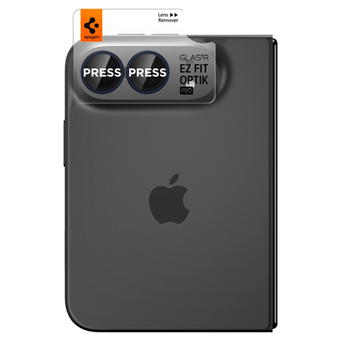 Spigen - Spigen [2-Pack] Härdat Glas Kameralinsskydd För iPhone Duo EZ Fit Optik Pro