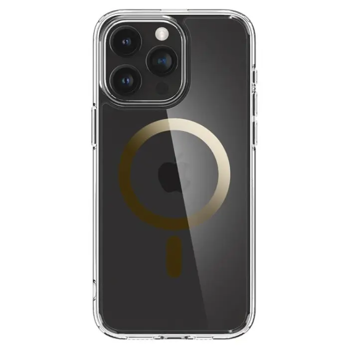 Spigen - Spigen iPhone 15 Pro Max Mobilskal Magsafe Ultra Hybrid - Guld