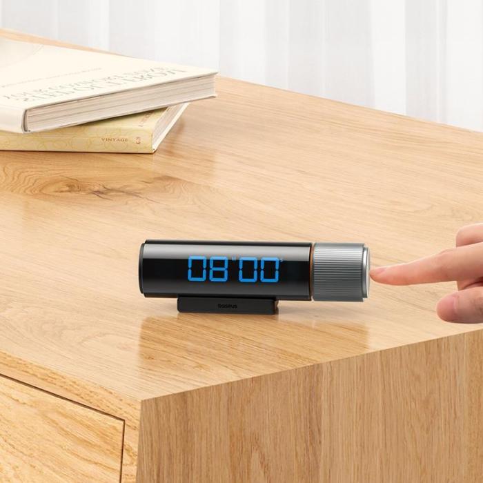 BASEUS - Baseus Heyo Series Magnetic Digital Timer med Stopwatch Function - Svart
