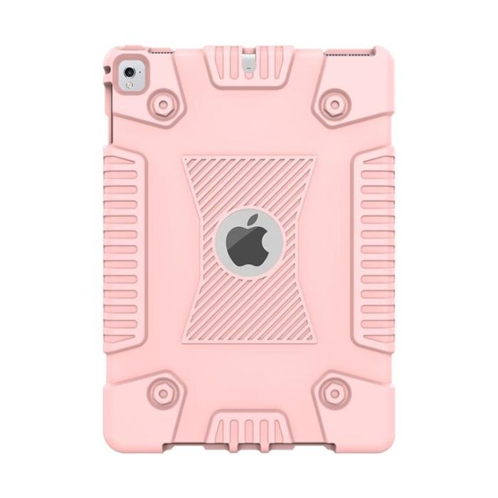 OEM - iPad 9.7 (2017/2018/Air/Air2) Skal Heavy Duty Silikon - Rosa