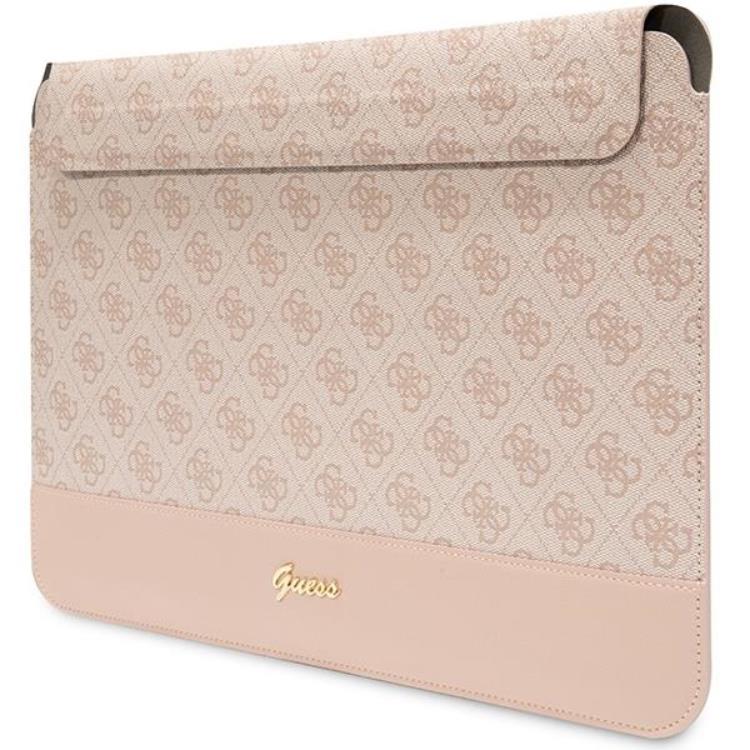 Guess Datorfodral 14"""" Stripe Metall Logo - Rosa | 2353 | AlltMobil