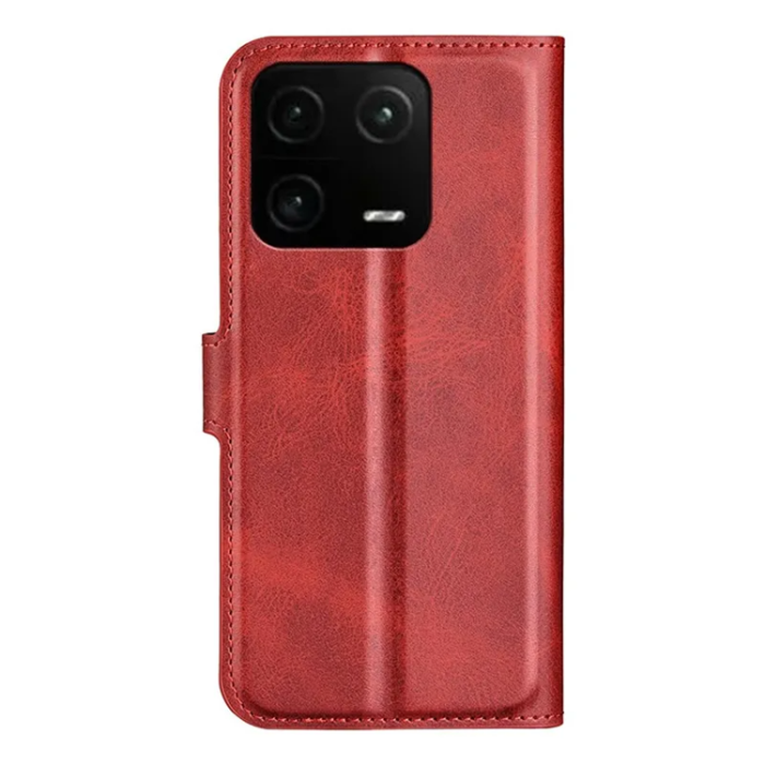 OEM - Xiaomi 13 Plånboksfodral Calf Texture Flip - Röd
