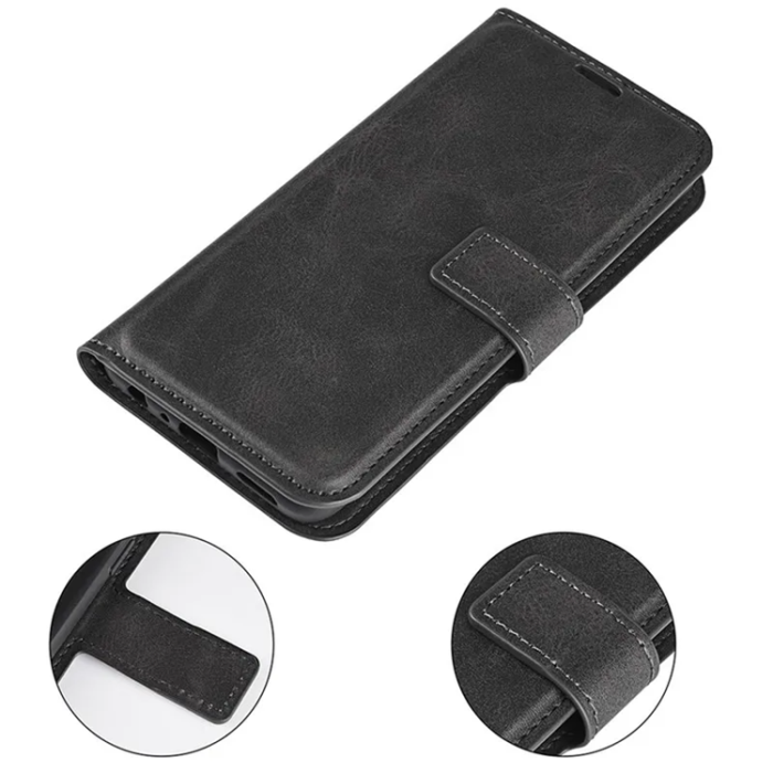 A-One Brand - Xiaomi 13 Plånboksfodral Calf Texture Flip - Svart