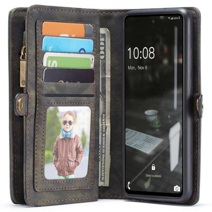 Caseme - CASEME Detachable 2-in-1 Plånboksfodral Galaxy A53 5G - Svart