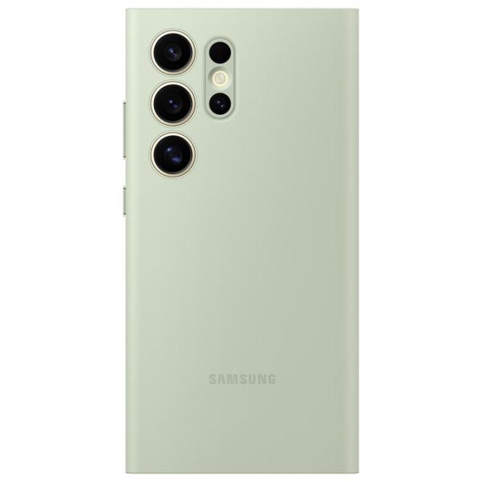 Samsung - Samsung Galaxy S24 Ultra Plånboksfodral Smart View - Grön