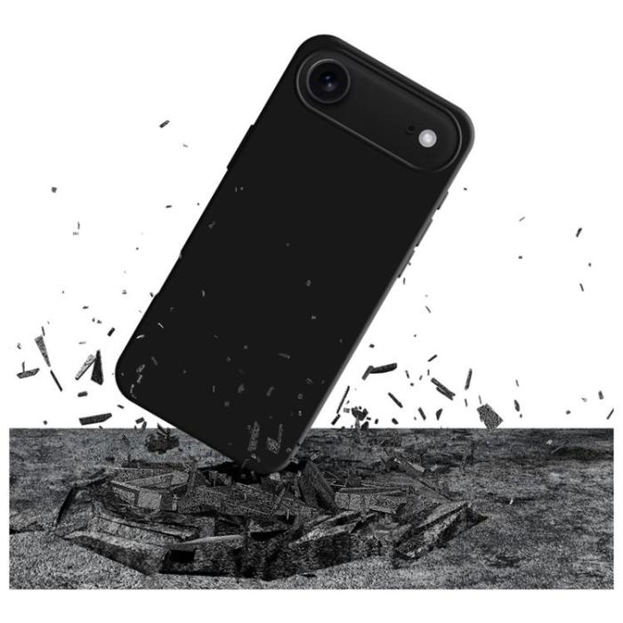 3MK - 3MK iPhone 17 Air Mobilskal Silikon - Svart