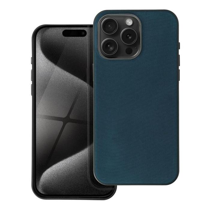 OEM - iPhone 15 Pro Mobilskal Magsafe Woven - Marinblå