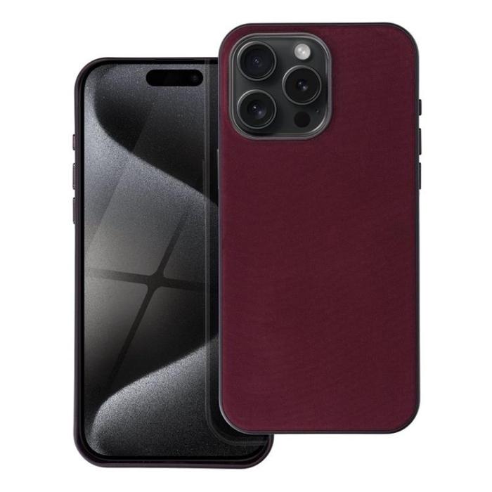 OEM - iPhone 15 Pro Mobilskal Magsafe Woven - Burgundy