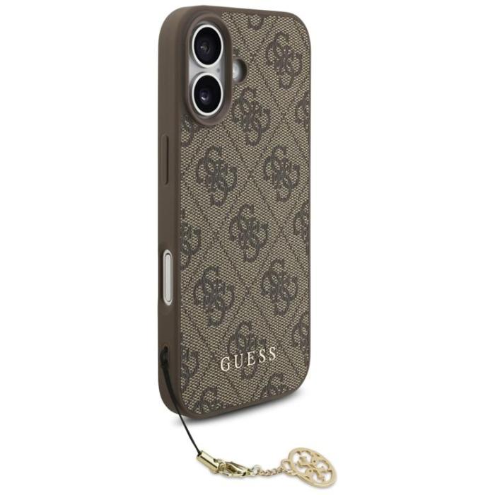 Guess - Guess iPhone 17 Mobilskal MagSafe 4G Charms Collection - Brun