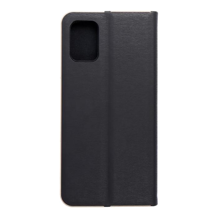 OEM - Forcell LUNA Guld fodral till Samsung Galaxy A71 Svart